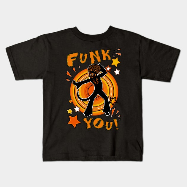 Funk you! Kids T-Shirt by HelenaCooper